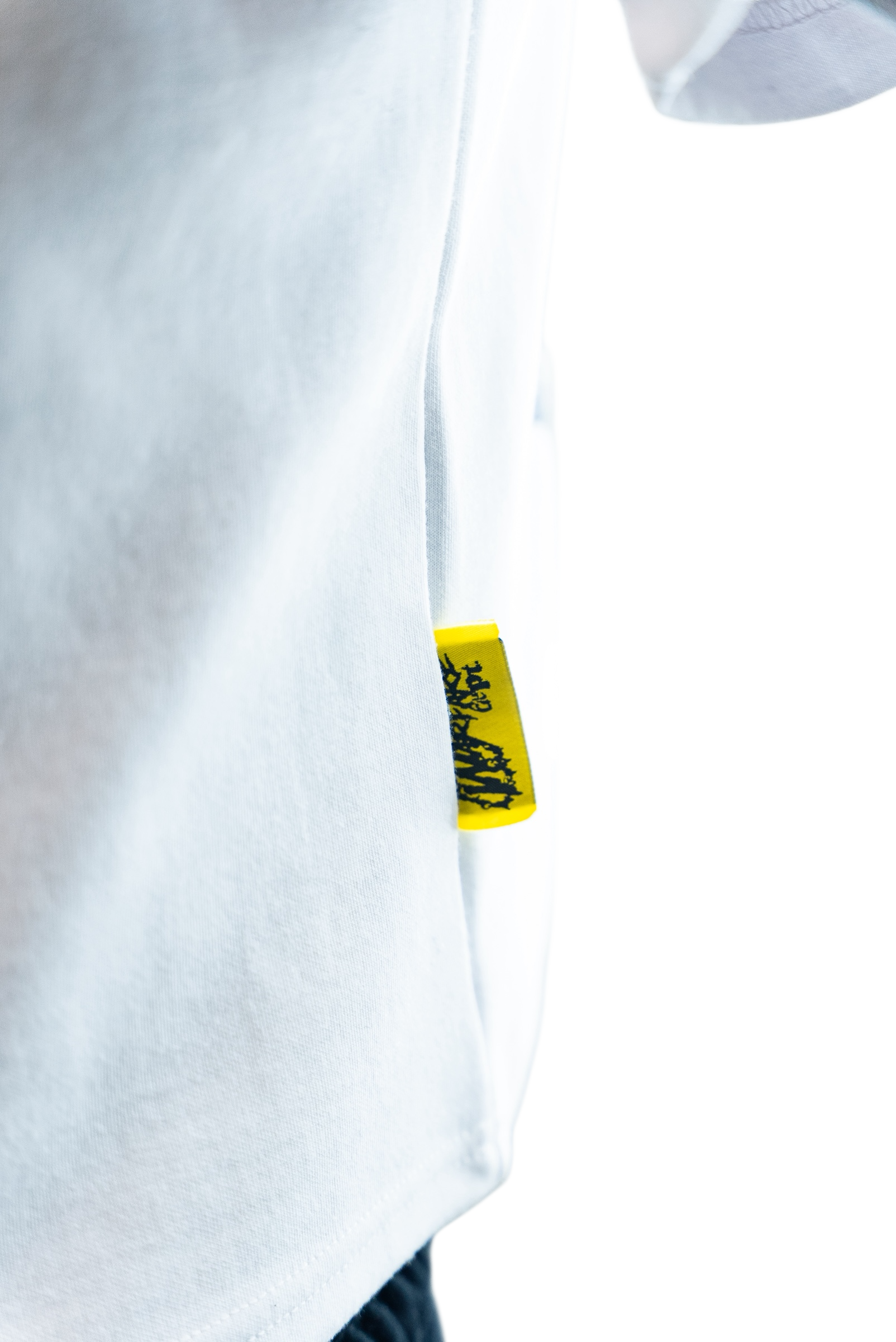 WFD Crop T - "Warfare Dept" White/Black warefareusa