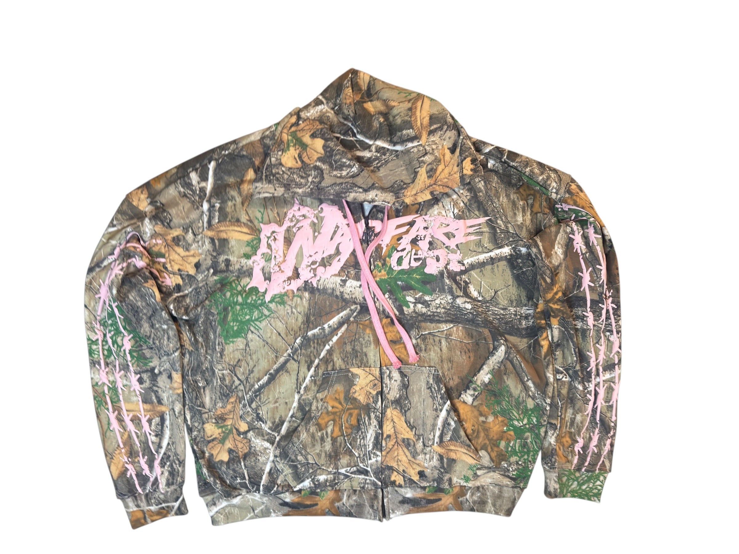 (PRE ORDER) WFD Crop Jacket - Camo + Pink Warfare Dept