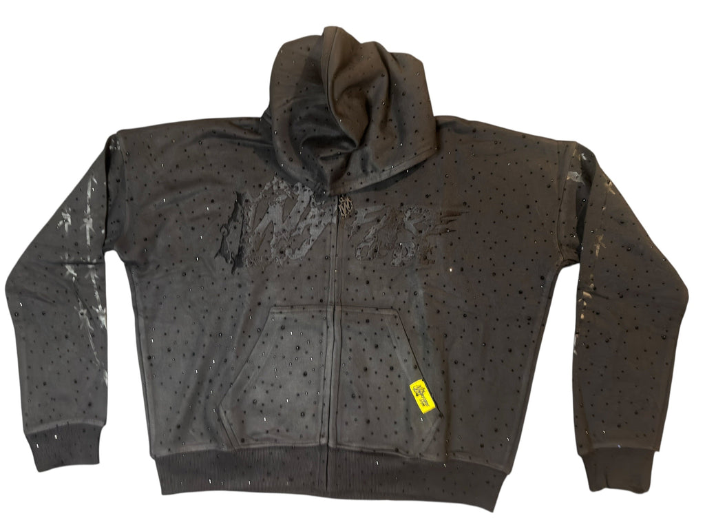 WFD Crop Jacket - Black + Black Stones Warfare Dept