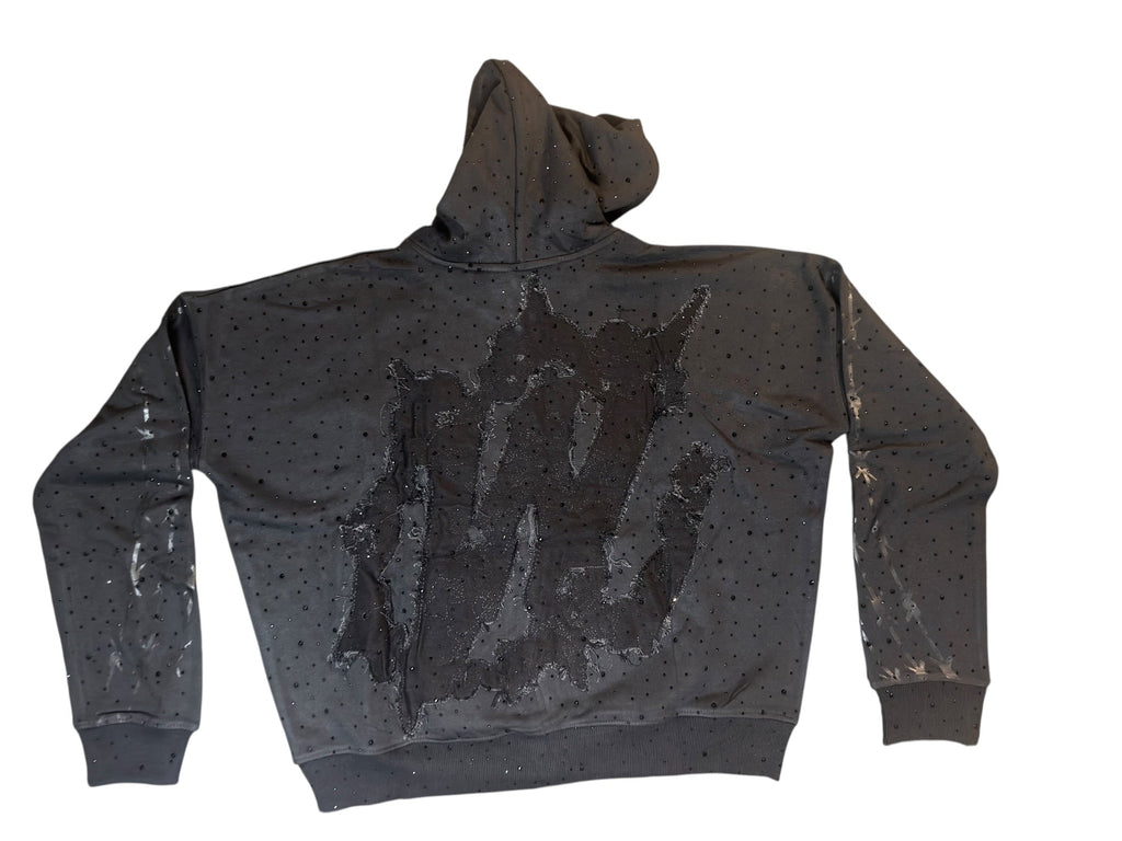 WFD Crop Jacket - Black + Black Stones Warfare Dept