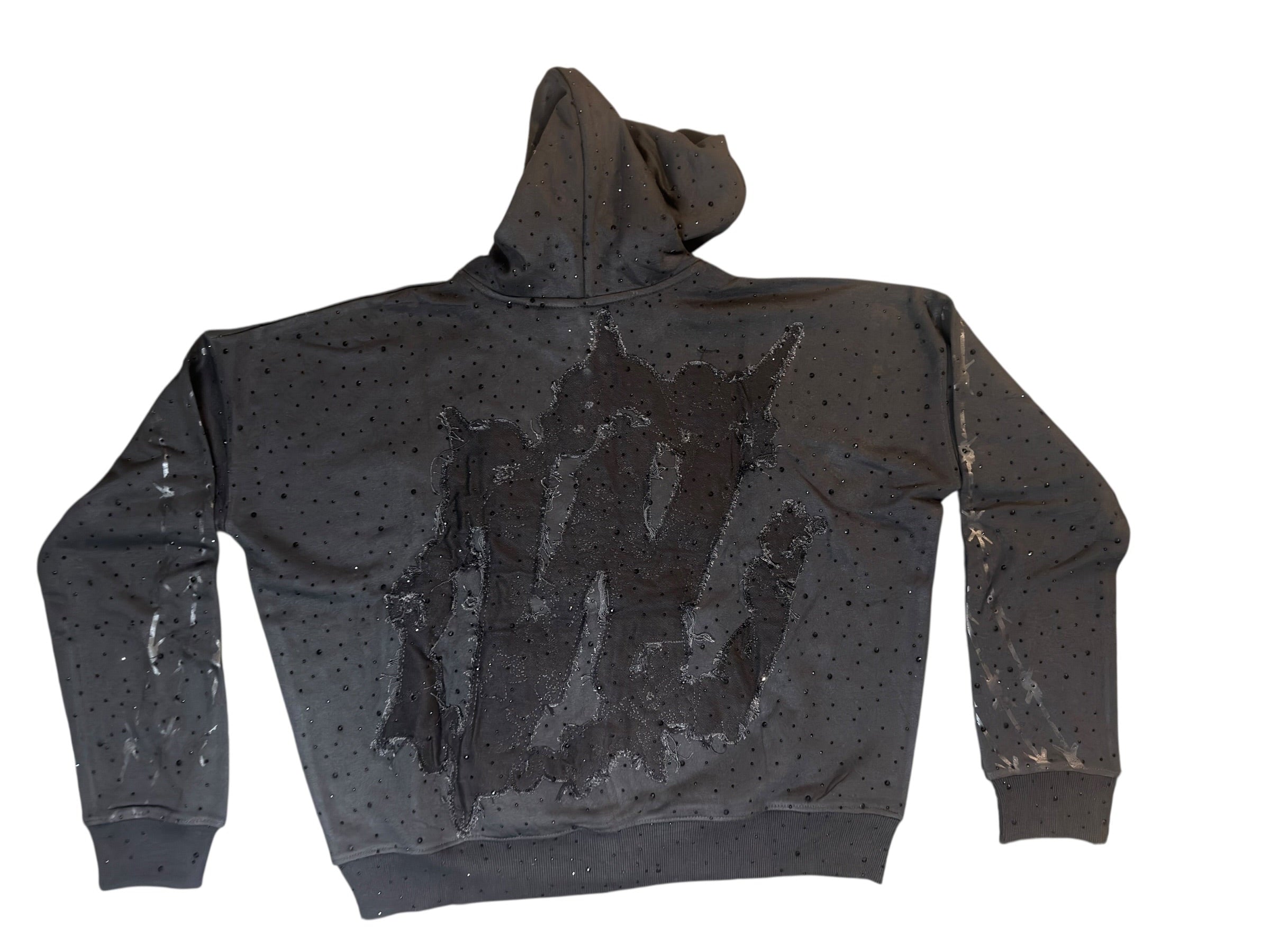 WFD Crop Jacket - Black + Black Stones Warfare Dept